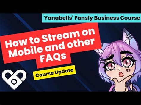 can you go live on fansly|FANSLY FAQS (Answered by official Fansly support)